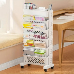 Pinkwhale 6 Compartments Plastic 6XL Office School Textbook File Organ