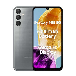 Samsung Galaxy M15 5G (Stone Grey,4GB RAM,128GB Storage)| 50MP Triple