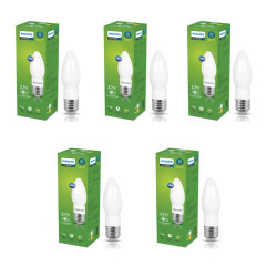 PHILIPS ACE SAVER 2.7W E27 LED GLASS CANDLE BULB | CANDLE BULB FOR HOM