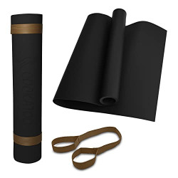 COCKATOO YM100 YOGA MAT FOR WOMEN & MEN, ANTI SLIP, EVA MATERIAL, (4MM