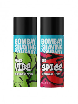 BOMBAY SHAVING COMPANY MEN SET OF RED SPICE & BLACK VIBE DEODORANT SPR