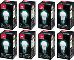 HAVELLS 9 W ROUND B22 LED BULB(WHITE, PACK OF 8)