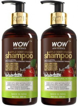 WOW SKIN SCIENCE APPLE CIDER VINEGAR SHAMPOO|RESTORES SHINE & SMOOTHNE
