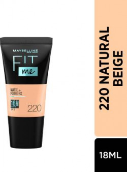 MAYBELLINE NEW YORK Fit Me Matte+Poreless Liquid Tube Foundation(220 N