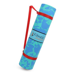 FITNESS MANTRA SUPER SOFT, ANTI-SLIP MARBLE DESIGN YOGA MAT WITH CARRY