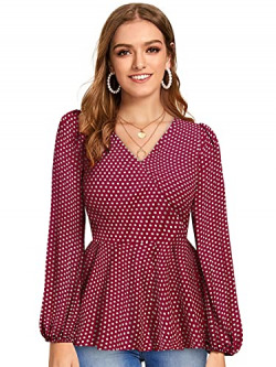 KERI PERRY Women's Muslin Floral Flared Western Top | Winter Top | Wes