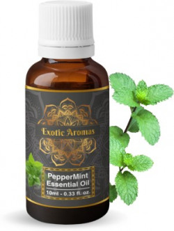 EXOTIC AROMAS PEPPERMINT ESSENTIAL OIL, 100% PURE AND NATURAL, FOR ARO