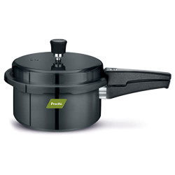 Preethi Hard Anodized Induction Base Outer Lid Pressure Cooker 3 Litre