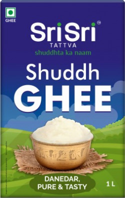 SRI SRI TATTVA SHUDDH GHEE - DANEDAR, PURE & TASTY, GHEE 1 L TETRAPACK