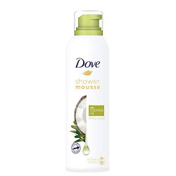 Dove Creamy Shower & Shaving Mousse, Infused with Coconut Oil for Nour
