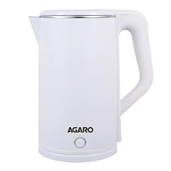 AGARO Elegant Electric Kettle, 1.8L, Double Layered Kettle, Stainless