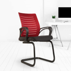 CELLBELL Desire C104 Mesh Mid-Back Ergonomic Office Visitor Chair/Stud