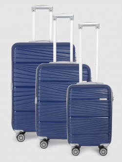 Teakwood Leathers Set of 3 Trolley Bags Starts at Rs.3699