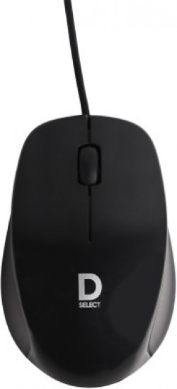 DSelect by Dell DS111 Wired Optical Mouse(USB 2.0, Black)