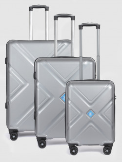 V By Verage Set of 3 Glanza 360-Degree Rotation Hard-Sided Trolley Bag
