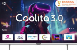Coocaa 108 cm (43 inch) Full HD LED Smart Coolita TV 2024 Edition with