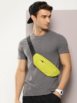 Kook N Keech Men Henley Neck Pure Cotton T-shirt