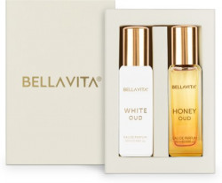 BELLA VITA ORGANIC WHITE OUD PERFUME & HONEY OUD PERFUME COMBO|2X20ML|