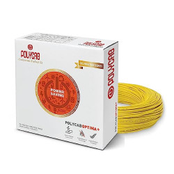 Polycab Optima Plus FR-LF 1 SQ-MM, 90 Meters PVC Insulated Copper Wire