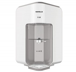 Havells Fab Water Purifier (White & Grey), RO+UV, Filter alert, Patent