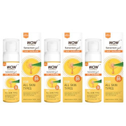 WOW SKIN SCIENCE SUNSCREEN GEL FOR ALL SKIN TYPES | SPF 55 PA++++ | WI