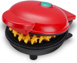 BONIRY Mini Waffle Maker 4 Inch- 350 Watts: Non-Stick Electric Iron Ma