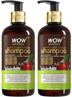 WOW SKIN SCIENCE Apple Cider Vinegar Shampoo|Restores Shine & Smoothne