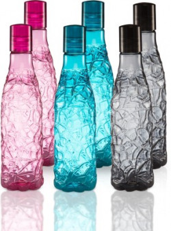 Flipkart SmartBuy Designer Mosaic Bottle - 1000ml - PET(Pack of 6, Mul