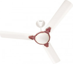 HAVELLS HAVELLS EQUS ES 1200 MM 3 BLADE CEILING FAN (WHITE MAROON, PAC