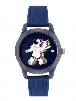 Kook N Keech Unisex Blue Printed Analogue Watch KNK22