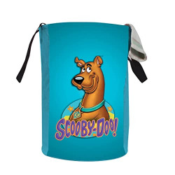 PRETTYKRAFTS 45L POLYCOTTON SCOOBY DOO PRINTED ROUND FOLDABLE LARGE LA
