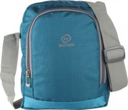Nice Purse Blue Sling Bag Rounded Style Crossbody/Sling Bag Blue