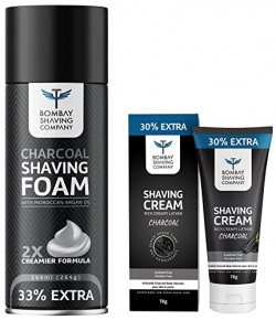 BOMBAY SHAVING COMPANY CHARCOAL SHAVING FOAM 266 ML CAN & BOMBAY SHAVI