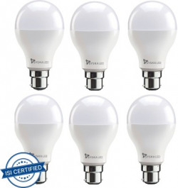 Syska 12 W Standard B22 LED Bulb(White, Pack of 6)