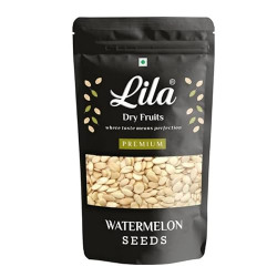 LILA DRY FRUITS PREMIUM RAW ORGANIC WATERMELON SEEDS 200 GMS| DIET SEE