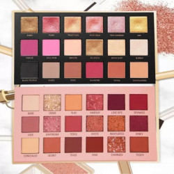 MINARA NUDE EYE SHADOW PALETTE AND ROSE GOLD EYESHADOW (18+18 COLORS)