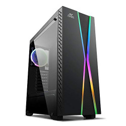 ANT ESPORTS ICE-200TG MID TOWER GAMING CABINET COMPUTER CASE WITH RGB