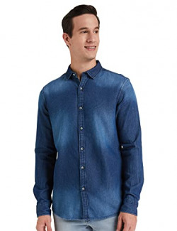 AMAZON BRAND - INKAST MEN'S SOLID SLIM FIT CASUAL SHIRT (IN-S-12A_MEDI