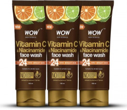 WOW SKIN SCIENCE VITAMIN C & NIACINAMIDE | FOR BRIGHTER GLOW FACE WAS