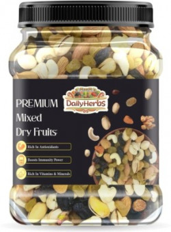 DAILYHERBS Mix Dry Fruits [Almonds, Cashews, Walnut, Green & Black Rai
