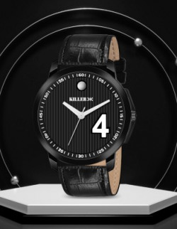KILLER KL-9409-BLACK BIG DIAL ANALOG WATCH - FOR MEN