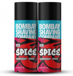 BOMBAY SHAVING COMPANY Red Spice 150ml x 2 Combo Deodorant Spray - F