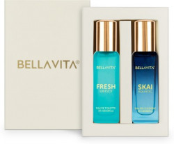 BELLAVITA FRESH PERFUME & SKAI AQUATIC PERFUME COMBO|2X20ML|WITH CITRU