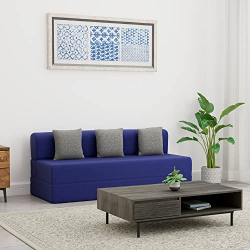 AMAZON BRAND - SOLIMO DUKON 3 SEATER FOLDABLE SOFA CUM BED (EPE FOAM W