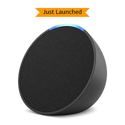 Amazon Echo Pop| Smart speaker with Alexa and Bluetooth| Loud sound, b
