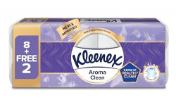 KLEENEX 90715 3 PLY FLORAL SCENTED TOILET PAPER TISSUE ROLL, 10 ROLLS,