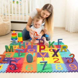 BVM GROUP 36 Pieces Alphabet ABC Non-Toxic Floor mats for Kids, Puzzle