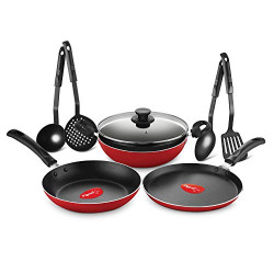 PIGEON BY STOVEKRAFT MIO NONSTICK ALUMINIUM COOKWARE GIFT SET, INCLUDE
