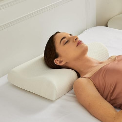 STATUS Orthopedic Memory Foam Bed Pillow for Sleeping, Neck Pain Relie