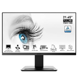 MSI PRO MP223 21.45 INCH FULL HD OFFICE LCD MONITOR - 1920 X 1080, 100